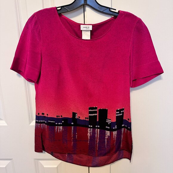 Akris Punto Silk Top - Picture 1 of 6